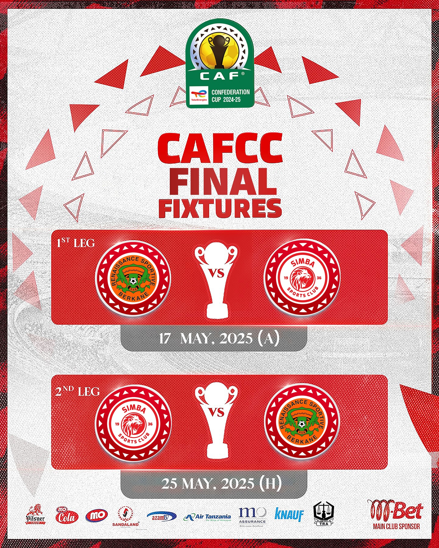 Simba SC Yavusha Wapenzi Wote kwa Kufuzu Fainali ya CAF Confederation Cup