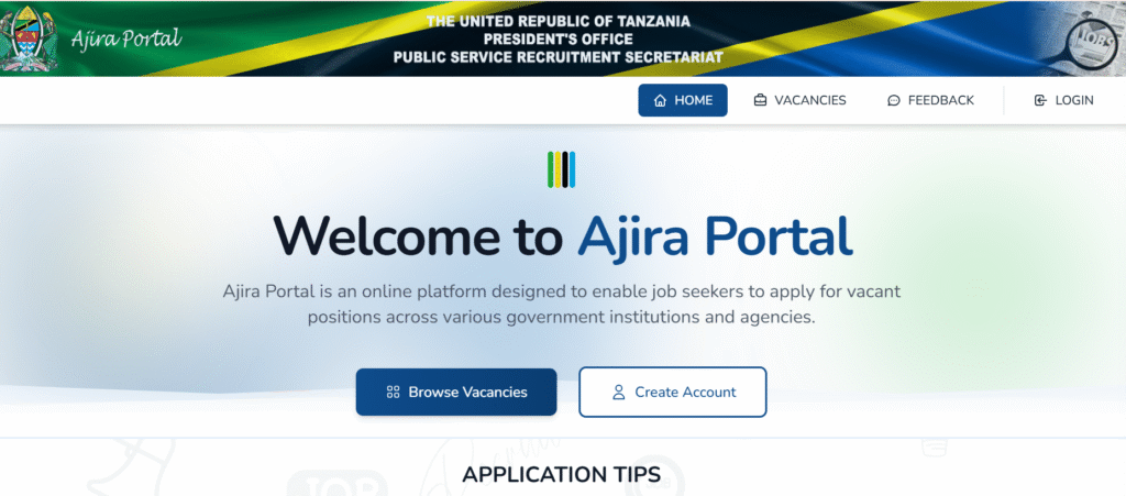 Jinsi ya Kujisajili Ajira Portal