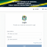Ajira Portal login (Kuingia Kwenye Ajira Portal)