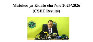 Matokeo ya Kidato cha Nne