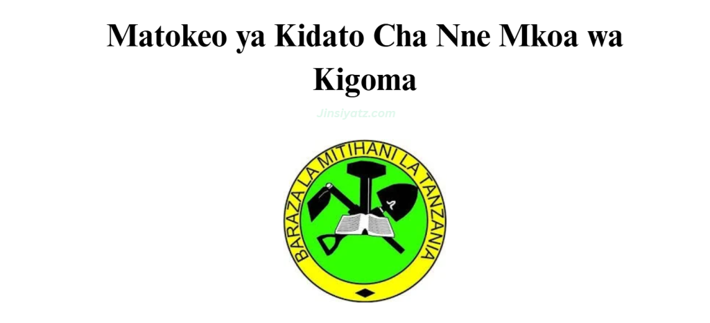 Matokeo ya Kidato Cha Nne Mkoa wa Kigoma