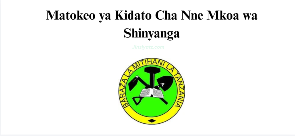 Matokeo ya Kidato Cha Nne Mkoa wa Shinyanga