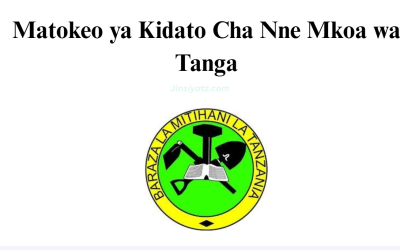 Matokeo ya Kidato Cha Nne Mkoa wa Tanga